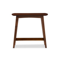 Baxton Studio RT295C-OCC Sacramento Mid-Century Dark Walnut Console Table